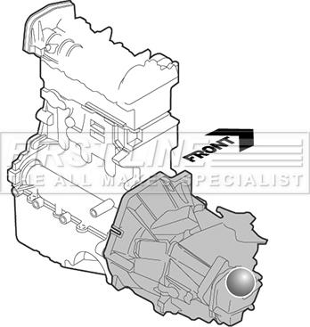 First Line FEM3569 - Подушка, підвіска двигуна autocars.com.ua