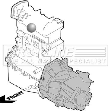 First Line FEM3892 - Подушка, підвіска двигуна autocars.com.ua