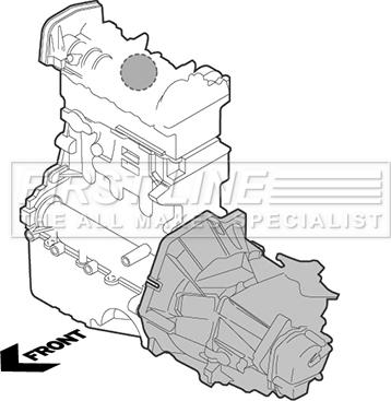 First Line FEM4030 - Подушка, підвіска двигуна autocars.com.ua