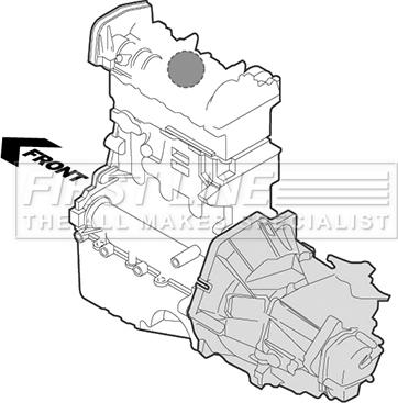 First Line FEM4412 - Подушка, підвіска двигуна autocars.com.ua