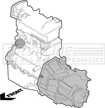 First Line FEM4468 - Подушка, підвіска двигуна autocars.com.ua