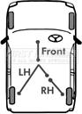 First Line FKB2326 - Трос, гальмівна система autocars.com.ua