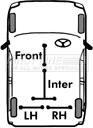 First Line FKB1175 - Трос, гальмівна система autocars.com.ua