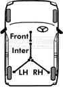 First Line FKB2308 - Трос, гальмівна система autocars.com.ua