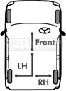 First Line FKB2856 - Трос, гальмівна система autocars.com.ua