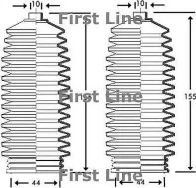 First Line FSG3097 - Комплект пыльника, рулевое управление autodnr.net