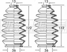 First Line FSG3142 - Комплект пилника, рульове управління autocars.com.ua