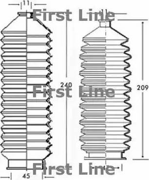 First Line FSG3203 - Комплект пыльника, рулевое управление autodnr.net