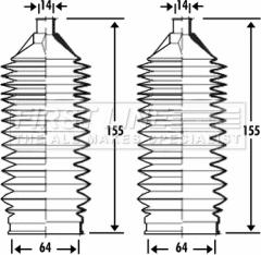 First Line FSG3284 - Комплект пилника, рульове управління autocars.com.ua