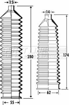 First Line FSG3303 - Комплект пилника, рульове управління autocars.com.ua