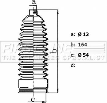 First Line FSG3481 - Комплект пилника, рульове управління autocars.com.ua