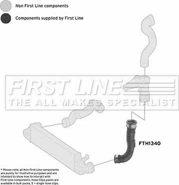 First Line FTH1340 - Трубка нагнітається повітря autocars.com.ua