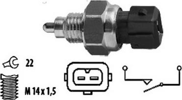 Fispa 3.234121 - Датчик, контактний перемикач, фара заднього ходу autocars.com.ua