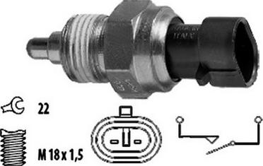Fispa 3.234243 - Датчик, контактний перемикач, фара заднього ходу autocars.com.ua
