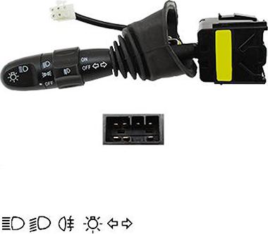 Fispa 430654 - Вимикач на рульовій колонці autocars.com.ua