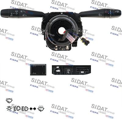 Fispa 431308 - Вимикач на рульовій колонці autocars.com.ua