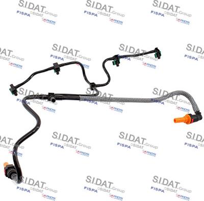 Fispa 83.6166A2 - Шланг, витік палива autocars.com.ua