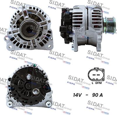 Fispa A12BH0010A2 - Генератор autocars.com.ua