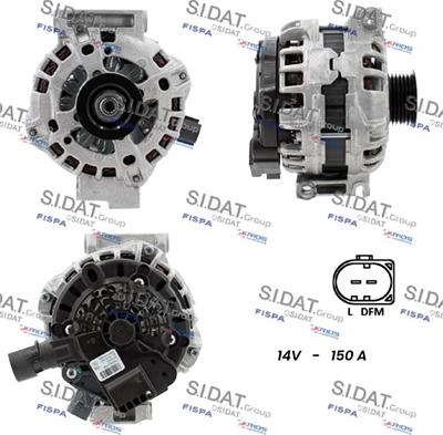 Fispa A12BH1369 - Генератор autocars.com.ua