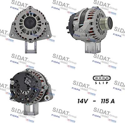 Fispa A12DR1118A2 - Генератор autocars.com.ua