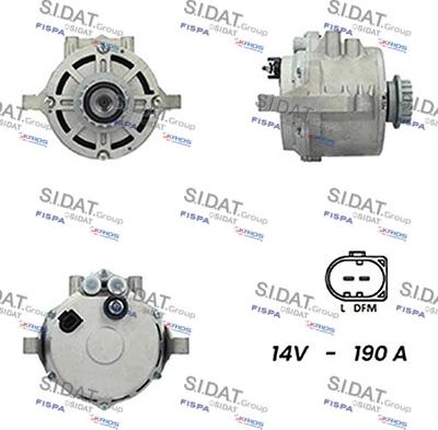 Fispa A12HT0830A2 - Генератор autocars.com.ua