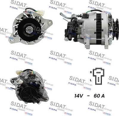 Fispa A12MH0168A2 - Генератор autocars.com.ua