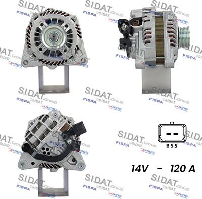 Fispa A12MH0809A2 - Генератор autocars.com.ua