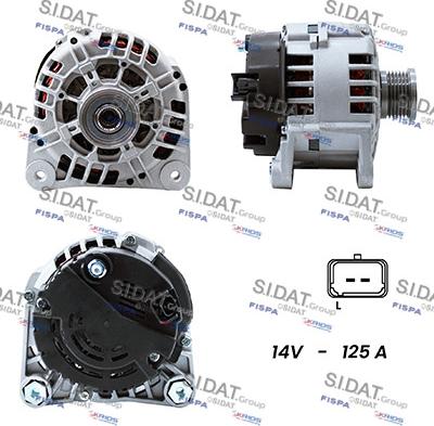 Fispa A12VA0020A2 - Генератор autocars.com.ua