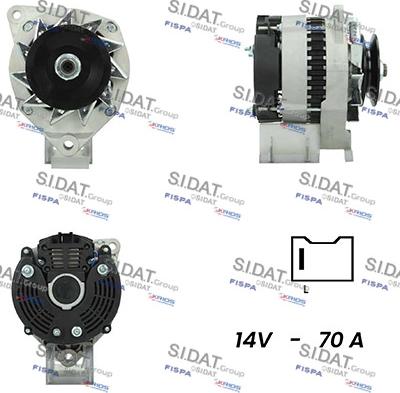 Fispa A12VA0617A2 - Генератор autocars.com.ua