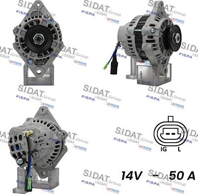 Fispa A12VA0813A2 - Генератор autocars.com.ua