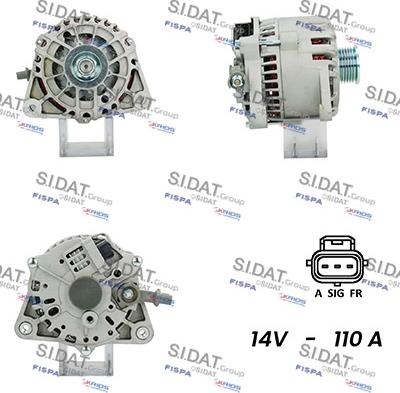 Fispa A12VS0466A2 - Генератор autocars.com.ua