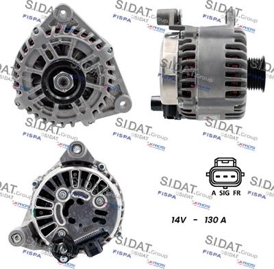 Fispa A12VS0585 - Генератор autocars.com.ua