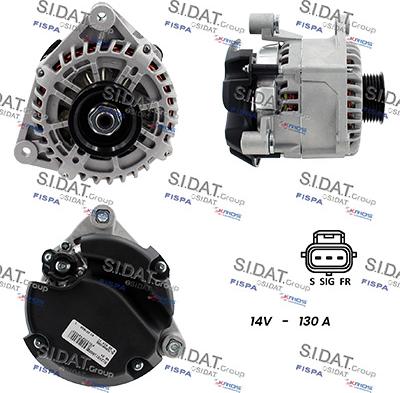 Fispa A12VS1166A2 - Генератор autocars.com.ua