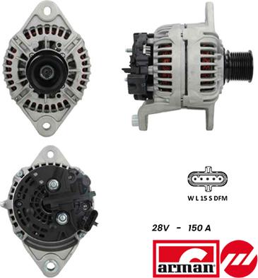 Fispa A24BH0087 - Генератор autocars.com.ua