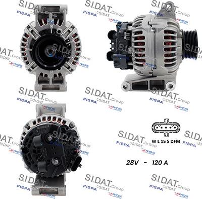 Fispa A24BH0176 - Генератор autocars.com.ua