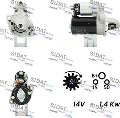 Fispa S12BH0089A2 - Стартер autocars.com.ua