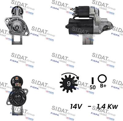 Fispa S12BH0339A2 - Стартер autocars.com.ua