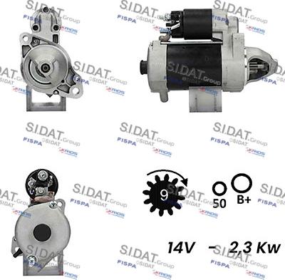 Fispa S12BH0598A2 - Стартер autocars.com.ua