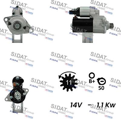 Fispa S12BH0601A2 - Стартер autocars.com.ua