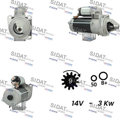 Fispa S12BH0662A2 - Стартер autocars.com.ua