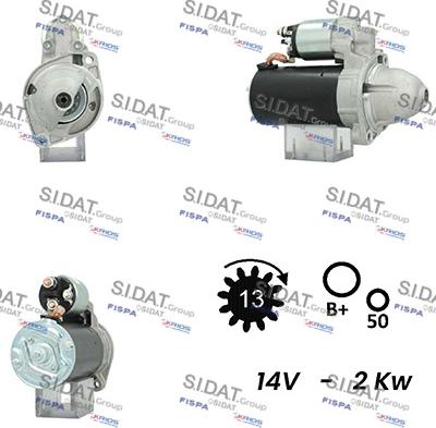 Fispa S12BH0680A2 - Стартер autocars.com.ua