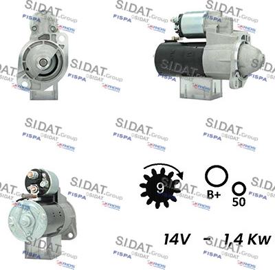 Fispa S12BH0693A2 - Стартер autocars.com.ua