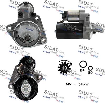 Fispa S12BH0697 - Стартер autodnr.net