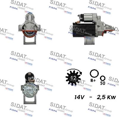 Fispa S12BH0698A2 - Стартер autocars.com.ua