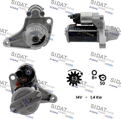 Fispa S12BH0882 - Стартер autocars.com.ua