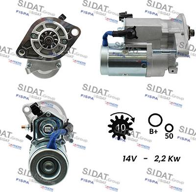 Fispa S12DE0135 - Стартер autocars.com.ua