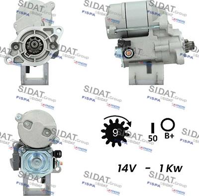 Fispa S12DE0158A2 - Стартер autocars.com.ua