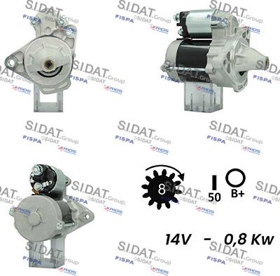 Fispa S12DE0317A2 - Стартер autocars.com.ua