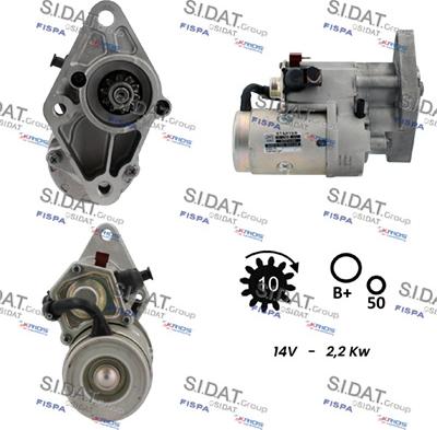 Fispa S12DE0347 - Стартер autocars.com.ua