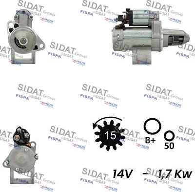 Fispa S12DE0359A2 - Стартер autocars.com.ua